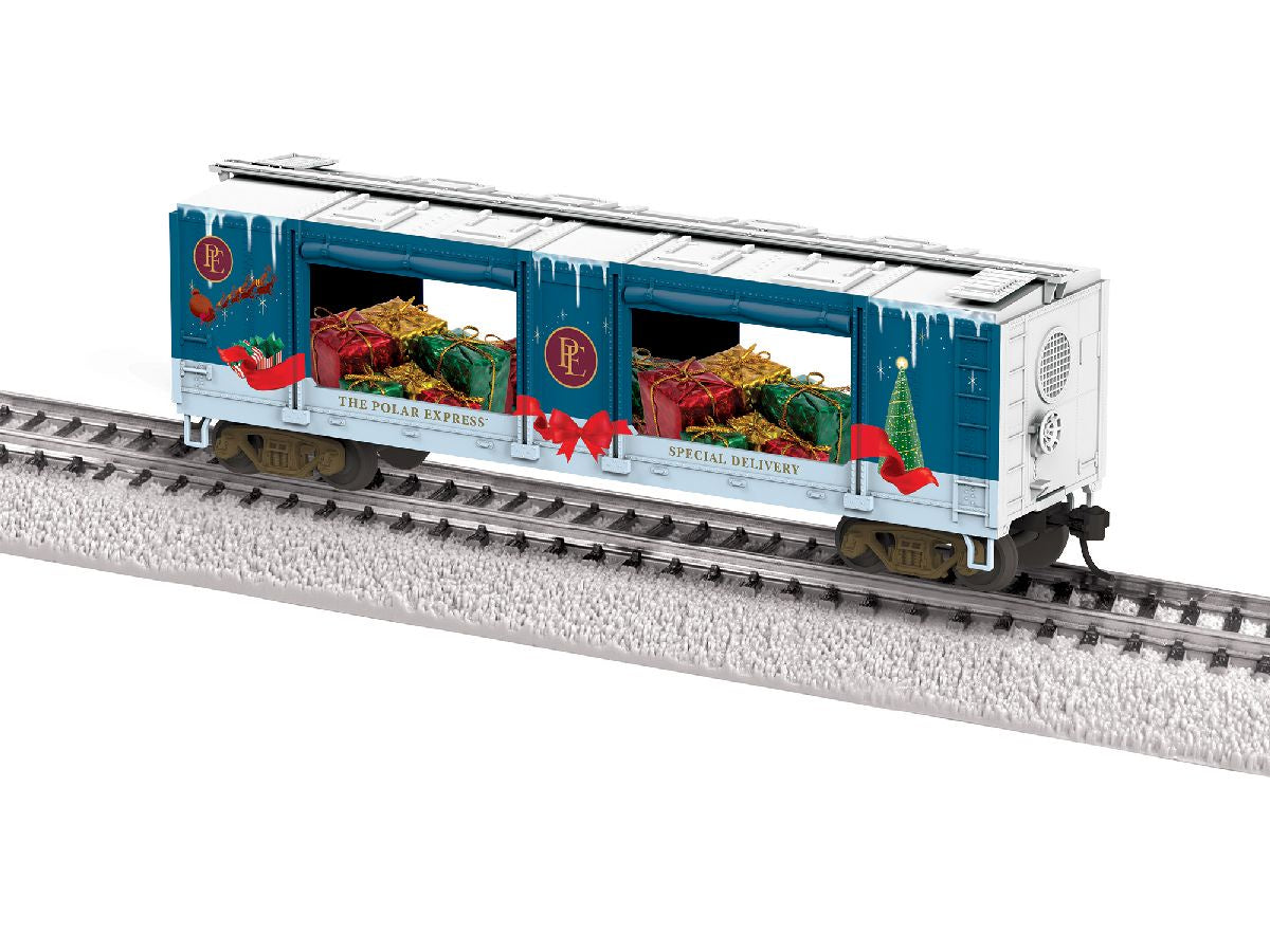 Lionel HO 2654290 Mint/Present Car - Ready to Run -- The Polar Express (blue, white, maroon)