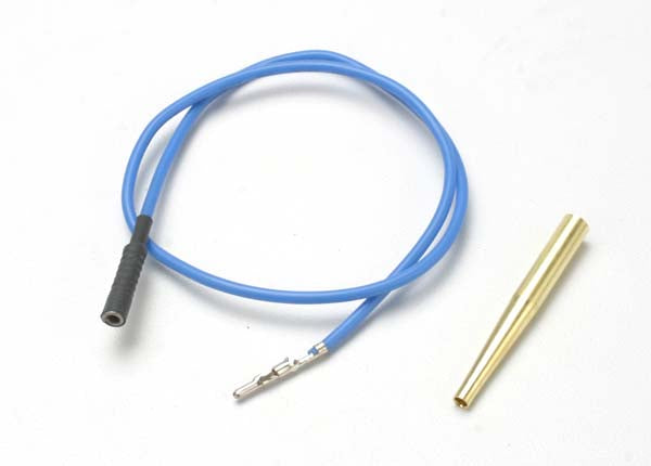 Traxxas 4581X Lead wire , glow plug (blue) (EZ-Start and EZ-Start 2) / molex pin extractor (use where glow plug wire does not have bullet connector) - TRA4581X