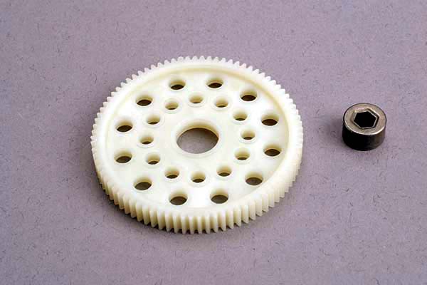Traxxas 4684 Spur gear (84-tooth) (48-pitch) w/Bushing - TRA4684