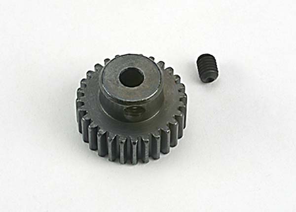 Traxxas 4728 Gear, pinion (28-tooth) (48-pitch)/ set screw - TRA4728
