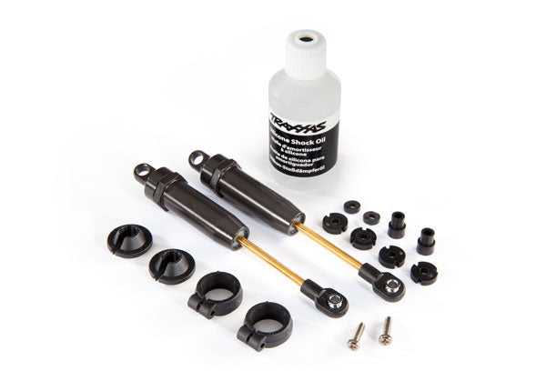 Traxxas 4761 Shocks, X-long (hard-anodized & PTFE-coated T6 aluminum) w/o Springs (Rear) (2) - TRA4761