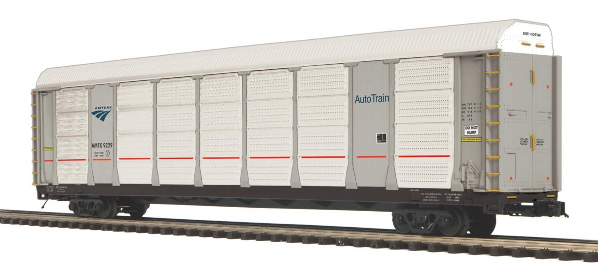 MTH O Amtrak Corrugated Auto Carrier