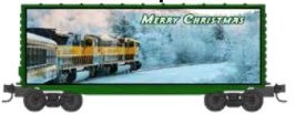 Micro-Trains Custom Christmas Car #C - 489-10100802C