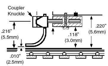 Micro-Trains Coupler Conversion - Assembled - 489-102052
