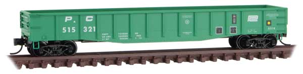 Micro-Trains N 50' STEEL SIDE GONDOLA - PENN CENTRAL #515321 - 489-10500350