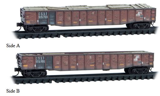 Micro-Trains CSX FT#10 - CSX/ex-Conrail Gondola- Rd#915769 - 489-10544597