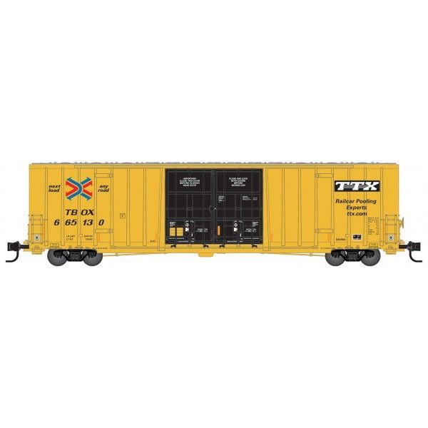 Micro-Trains 60' Rib Side, Double Plug Door High-Cube TTX v1 #665130 - 489-12352011