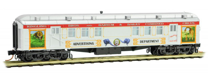 Micro-Trains N RPO HWT PASS CAR - RINGLING BROS. AND BARNUM & BAILEY #1 - 489-14000210