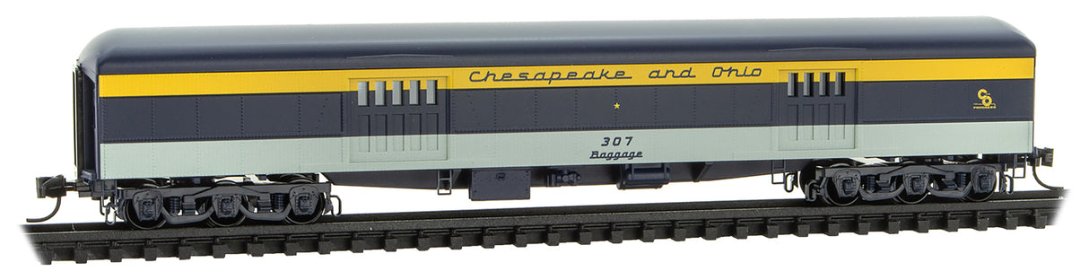 Micro-Trains N C&O 70' HEAVYWEIGHT BAGGAGE CAR #307 - 489-14700410