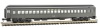 Micro-Trains 78' Heavyweight Single-Window Coach - Ready to Run -- Erie 2280 (green, black) - 489-16000140