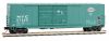 Micro-Trains 50' Double-Door Boxcar w/8' Doors, No Roofwalk, Short Ladders - Ready to Run -- New York Central 87590 (Jade Green, Small System Logo) - 489-18200020