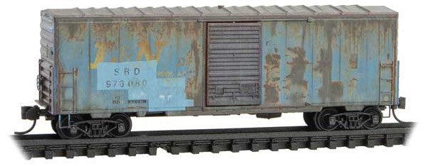 Micro-Trains 40' Single-Door Boxcar No Roofwalk - Ready to Run -- Seaboard System #976080 (Ex-L&N, CSX Family Series #7) - 489-2444470