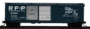 Micro-Trains 50' Combination (Plug & Sliding) Door Boxcar -- Richmond, Fredericksburg & Potomac #2458 (blue, silver door, white lettering - 489-33020