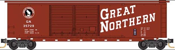 Micro-Trains 50' STD BOX CAR GREAT NORTHERN #35729 - 489-3400420