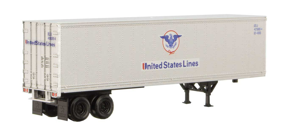 Micro-Trains N 40' TRAILER - UNITED STATES LINE - 489-45000160