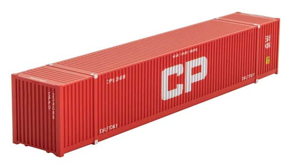 Micro-Trains N CIMC 53' Corrugated Container - Assembled -- Canadian Pacific 234014 (red, white, Large CP Logo)