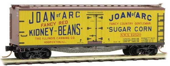 Micro-Trains N 40' DS WOOD REEFER - JOAN OF ARC #12520 - 489-4900810
