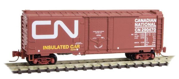 Micro-Trains 489-50200281 40' Plug-Door Boxcar - Ready to - 489-50200281