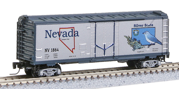 Micro-Trains 50-State Car Series - 40' Plug-Door Boxcar -- Nevada #1864 (#11 in Series) - 489-50200511