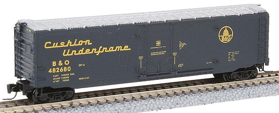 Micro-Trains 50' Standard Plug Door Boxcar -- Baltimore & Ohio #482680 - 489-50700401