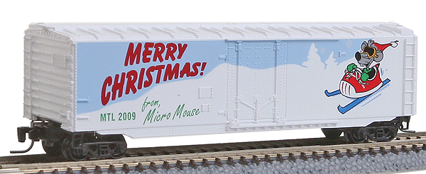 Micro-Trains Boxcar -- Micro-Trains 2009 Christmas Car - 489-50700420