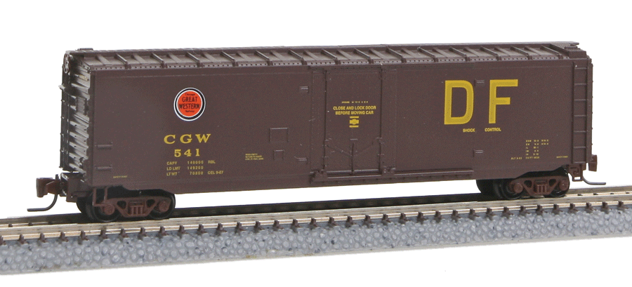 Micro-Trains 489-50700611 50' Plug-Door Boxcar - Ready to - 489-50700611