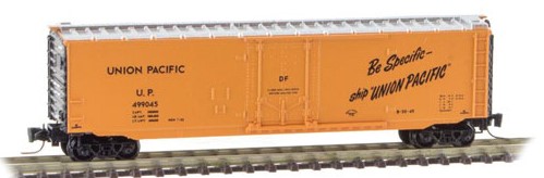 Micro-Trains 60' Bulkhead Flatcar w/Load - Ready to Run -- TTX #804605 (yellow, black) - 489-50700631