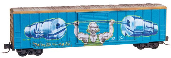Micro-Trains 489-51044220 50' Rib-Side Single-Door Boxcar - 489-51044220