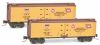 Micro-Trains 40' Wood Reefer - Ready to Run -- American Refrigerator Transit ART #22789 (yellow, Boxcar Red, MP & WAB Logos - 489-51800042