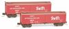 Micro-Trains 40' Wood Reefer - Ready to Run -- Swift Refrigerator Line #5820 (red, white, Boxcar Red) - 489-51800061