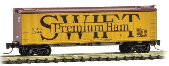 Micro-Trains Z 40' WOOD REEFER - SWIFT #1944 - 489-51800581