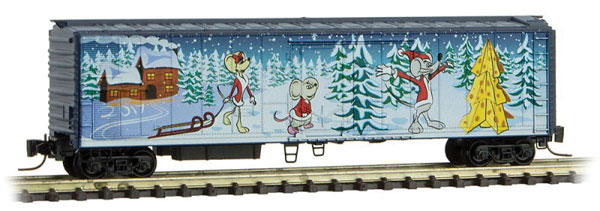 Micro-Trains Z 2017 MICRO-MOUSE CHRISTMAS CAR - 489-54800090