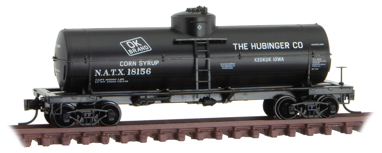 Micro-Trains N 39' SINGLE DOME TANK - HUBINGER COMPANY #18156 - 489-6500146