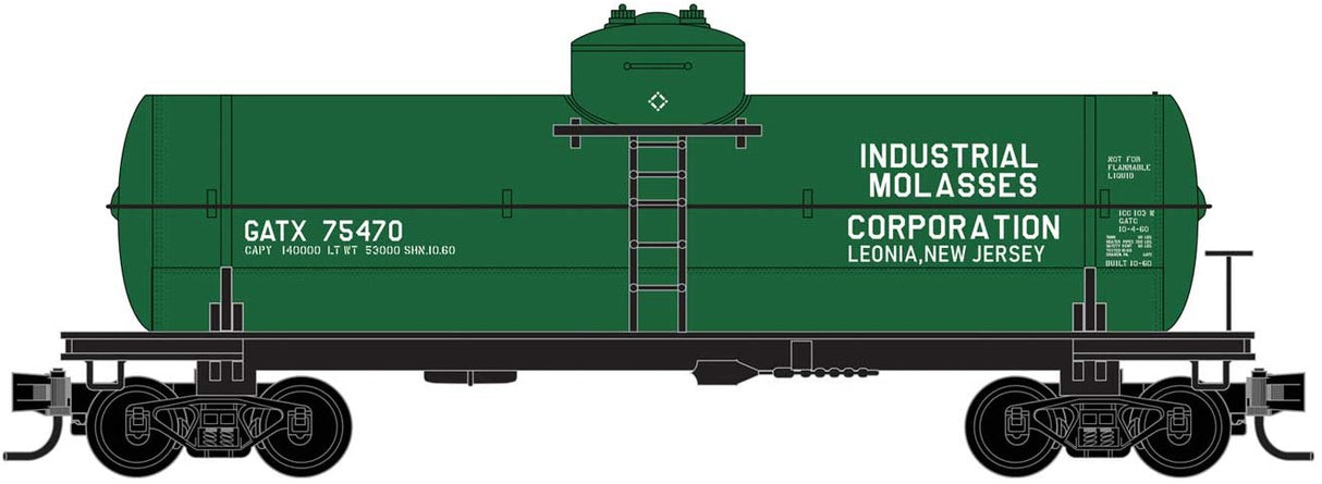 Micro-Trains N 39' SINGLE DOME TANK CAR - INDUSTRIAL MOLASSES CO #75470 - 489-6500246