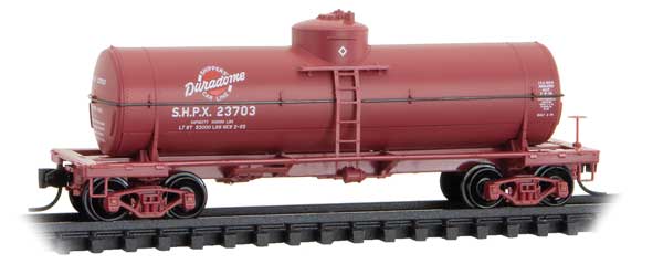 39' Single-Dome Tank Car - Ready to Run -- Shippers Car Line SHPX #23703 (Boxcar Red, Duradome Logo)
