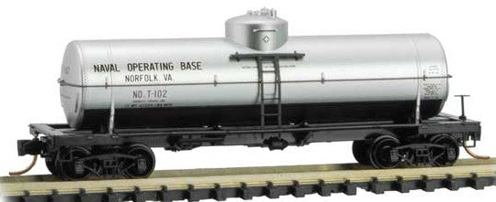 Micro-Trains N 39' SINGLE DOME TANK CAR - US NAVY #T-102 - 489-6500970