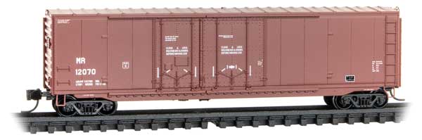 Micro-Trains 50' Double Plug-Door Boxcar No Roofwalk - Ready to Run -- McCloud River #12070 (Boxcar Red) - 489-7500210
