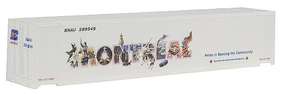 Micro-Trains 48' Stoughton Box Container -- Burlington Northern #289549 ("Cityview") - 489-81730