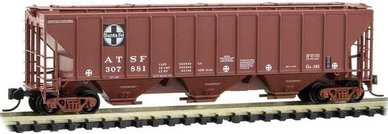 Micro-Trains 3-Bay Hopp ATSF #307881 - 489-9600211