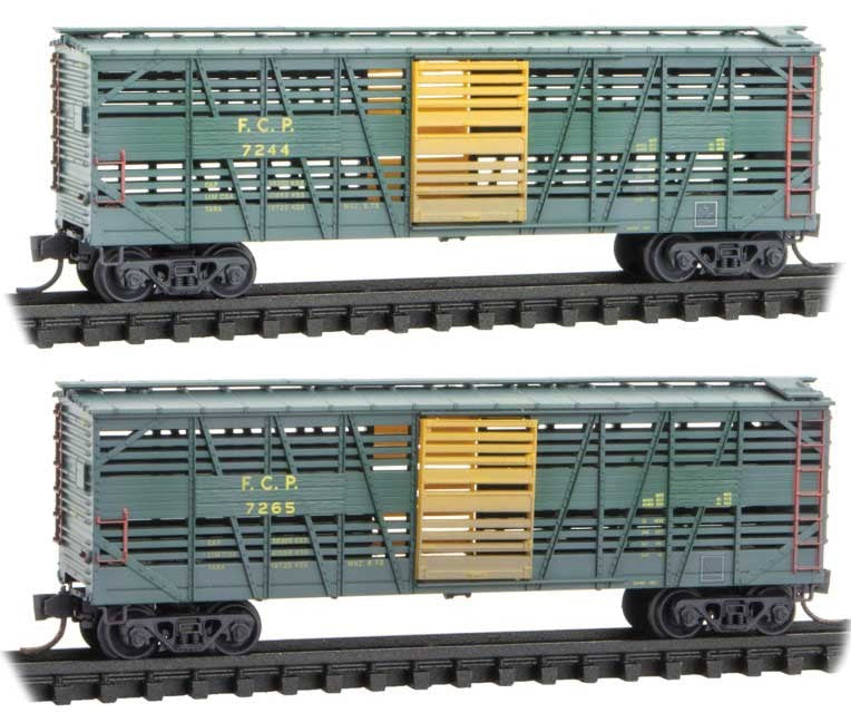 Micro-Trains 40' Stock Wthrd FCP 2/ - 489-99305022