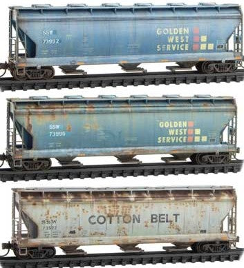 Micro-Trains Hopp Wthrd SSW 3-Pk Foam - 489-99305029