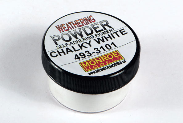 Monroe Models Weathering Powder - 1oz 29.6mL -- Chalky White - 493-3101