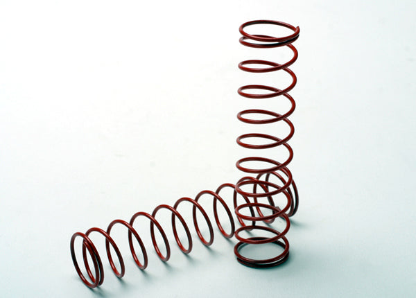 Traxxas 4957 Springs, - Red (for Ultra Shocks only) (2.5 Rate) (f/r) (2) - TRA4957
