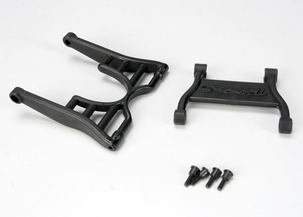 Traxxas 4974 Wheelie Bar arm (1) / connector (1) / 3x12 SS (Hex drive) (4) - TRA4974