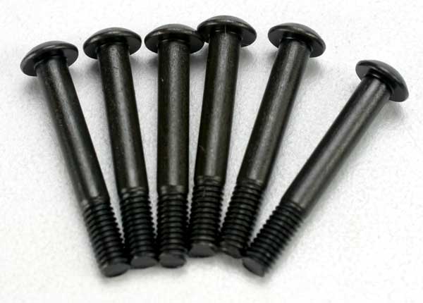 Traxxas 4978 Screws, 3x21mm button-head machine (Hex drive) (partially threaded, Revo brake bolts) (6) - TRA4978