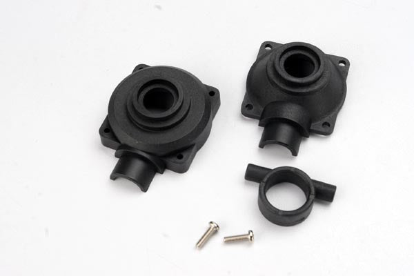 Traxxas 4980X Housings, Differential (ring side/ non-ring side) (1 each)/ pinion collar (1) - TRA4980X