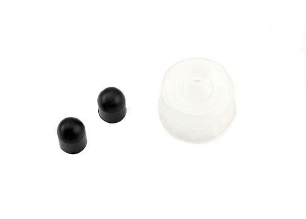Traxxas 5001R Rebuild kit, fuel filler bottle (includes bottle lid (1) and dispensing Tube caps, rubber (2) (fits 8mm or 5/16' dispensing tube)) - TRA5001R