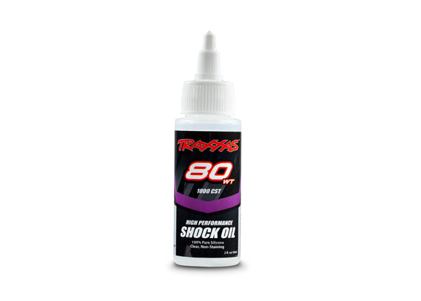 Traxxas 5037 Oil, shock (80 wt, 1,000 cSt, 60cc) (silicone) - TRA5037