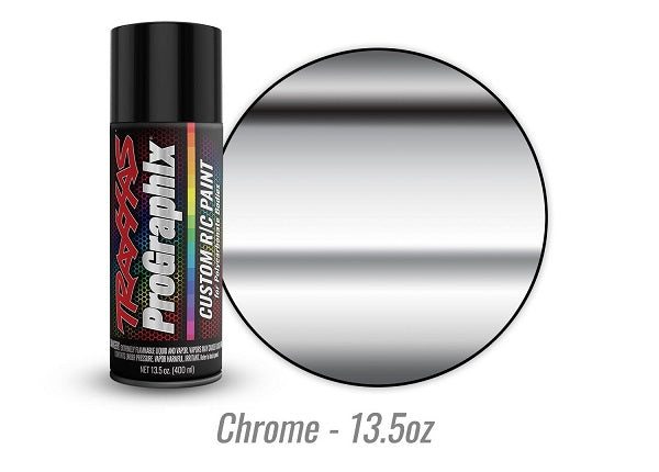 Traxxas 5046X Body paint, ProGraphix, mirror chrome (13.5oz) - TRA5046X