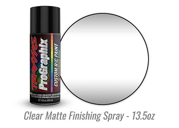 Traxxas 5047X Body paint, ProGraphix, matte finishing spray (13.5oz) - TRA5047X